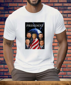 Trump Putin Zelenskyy Kim Jong-un Xi Jinping Global Tee Shirt