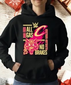 All Gas No brakes Jacob Fatu Cleveland Cavaliers 2025 T-Shirt