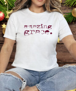 Amazing Grace Christian Quote Vintage Tee Shirt