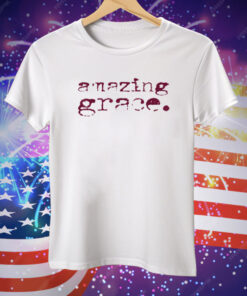 Amazing Grace Christian Quote Vintage Tee Shirt