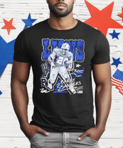 Barry Sanders Detroit Lions Chalked Up Player Graphic T-Shirt