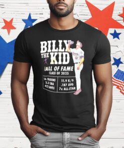 Billy The Kid Hall Of Fame Class Of 2025 T-Shirt