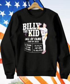 Billy The Kid Hall Of Fame Class Of 2025 T-Shirt