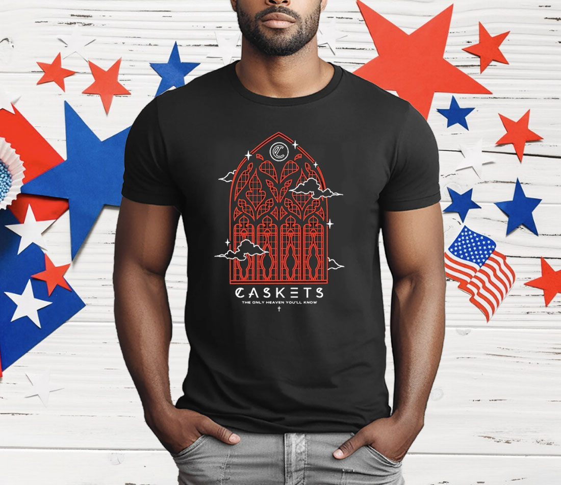 Caskets The Only Heaven You’ll Know Cathedral T-Shirt