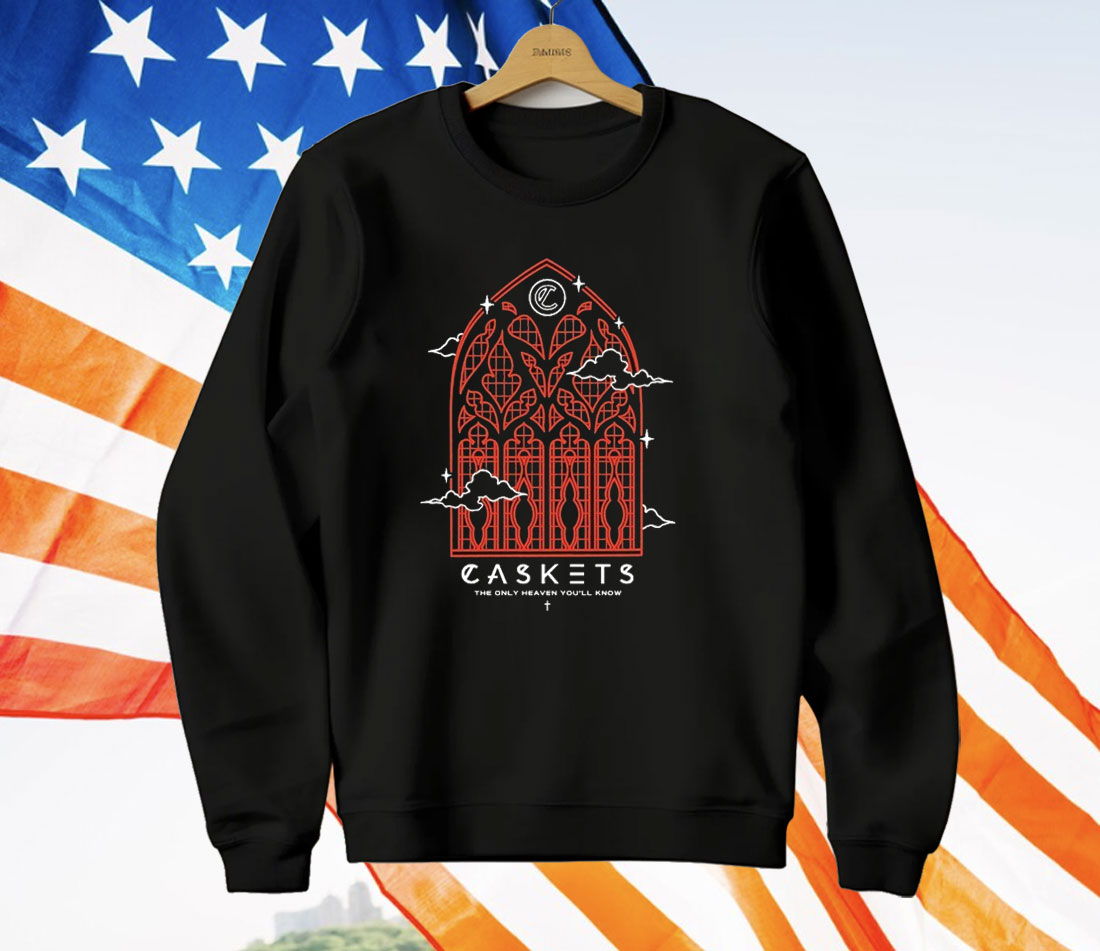 Caskets The Only Heaven You’ll Know Cathedral T-Shirt