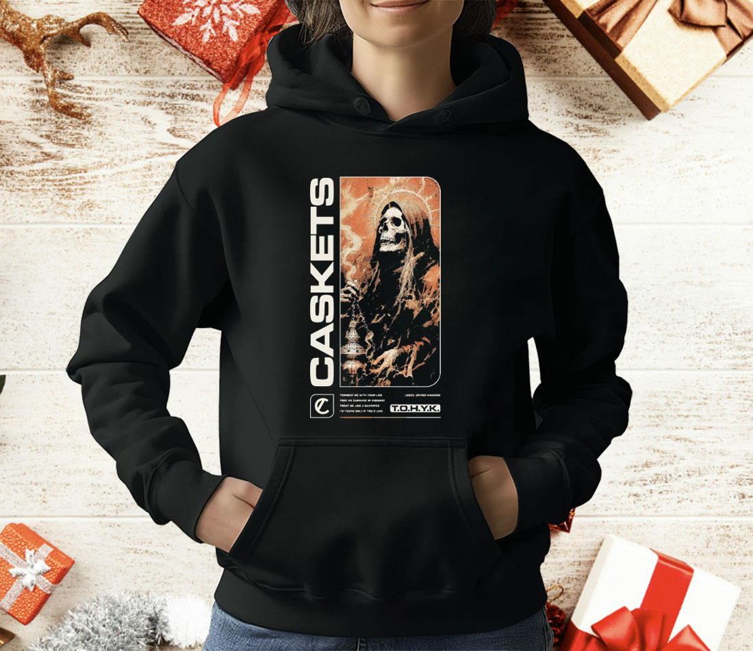 Caskets The Only Heaven You’ll Know Tohyk Leeds Grim Reaper T-Shirt