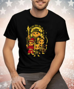 Cats And Dungeons RPG Cats Tee Shirt