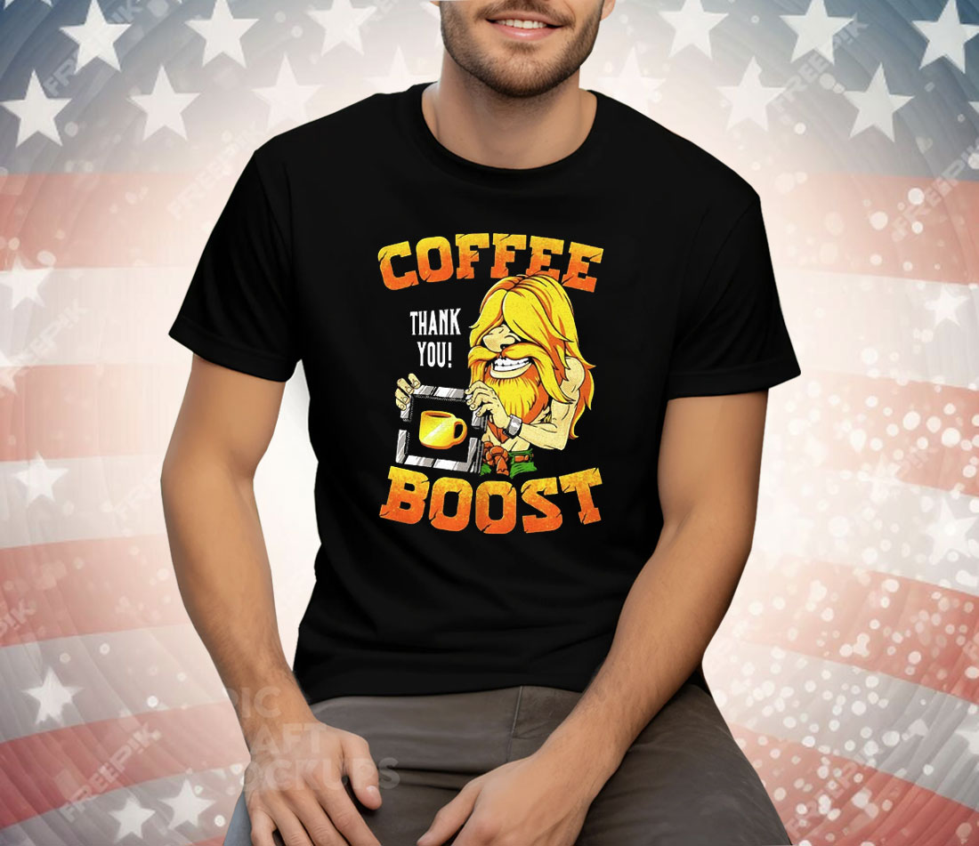 Coffee Boost Thank You Tee Shirt