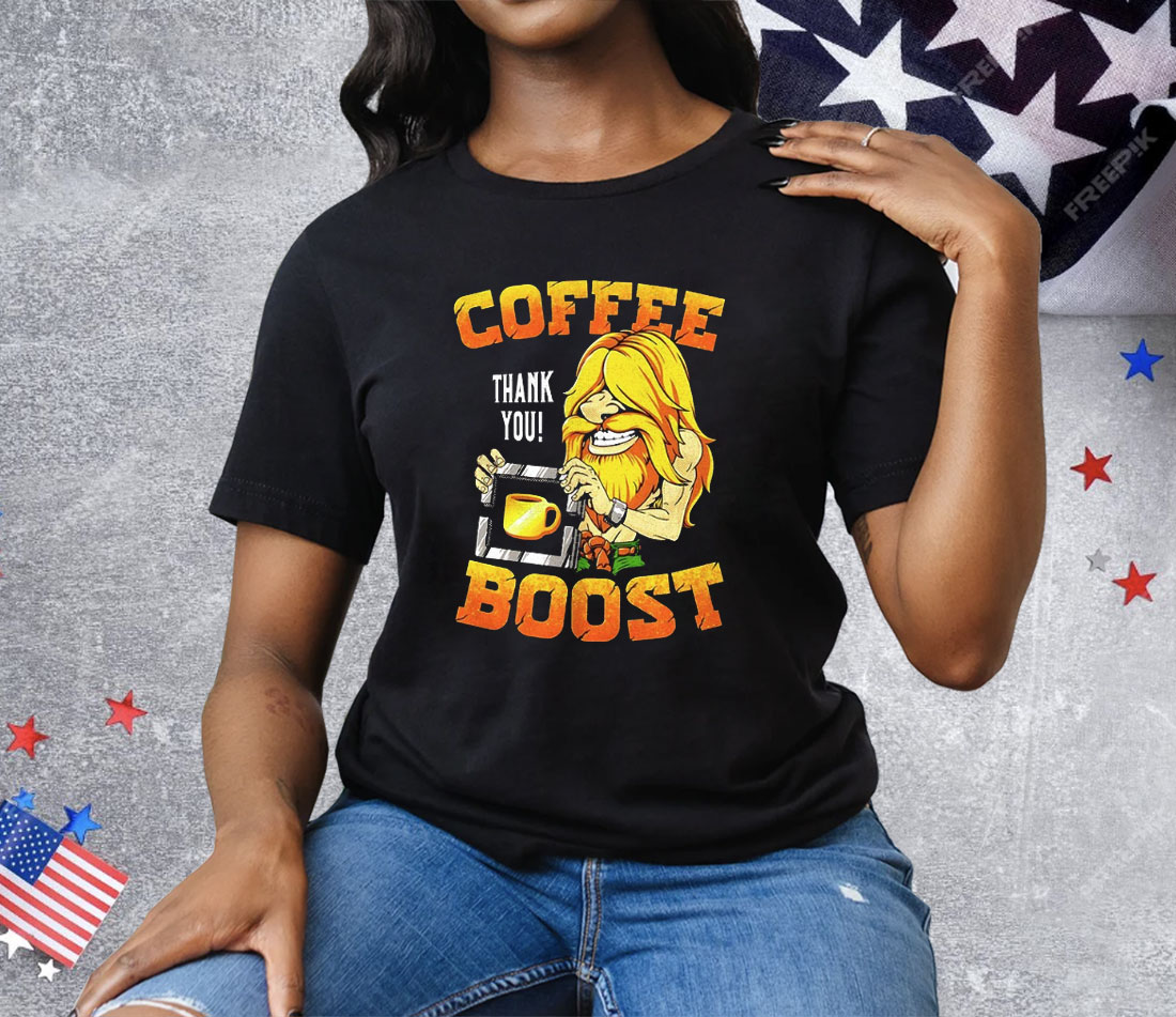 Coffee Boost Thank You Tee Shirt