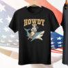 Cowgirl Riding Shark Rodeo Tee Shirt