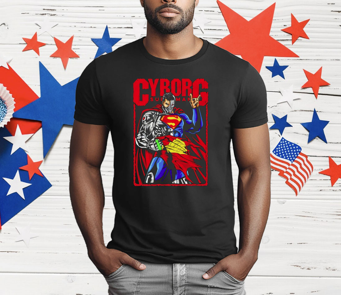 Cyborg Superman Display Of Power T-Shirt