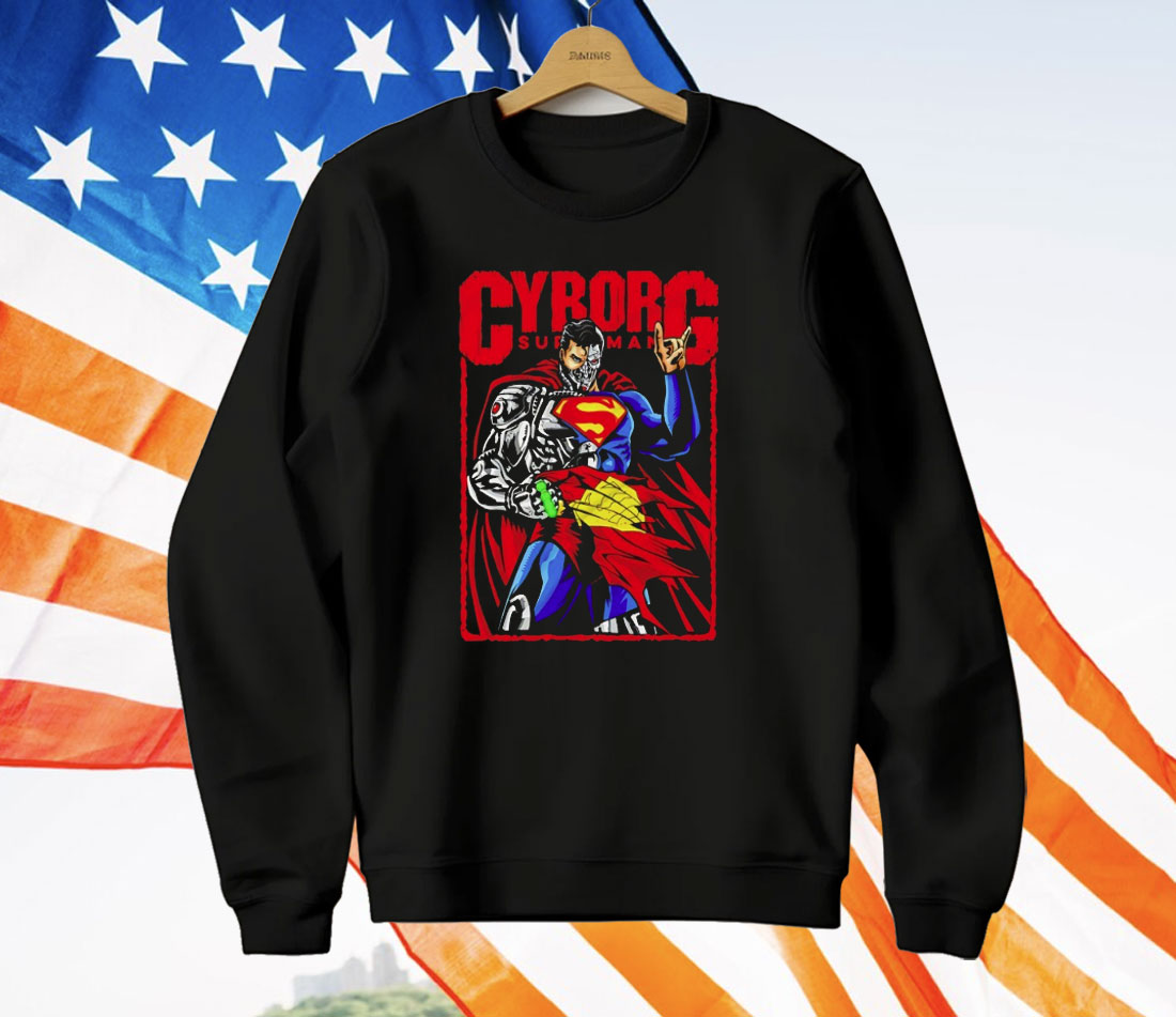 Cyborg Superman Display Of Power T-Shirt