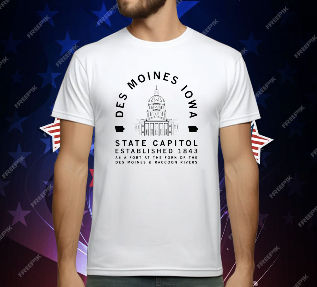 Des Moines Iowa State Capitol T-Shirt