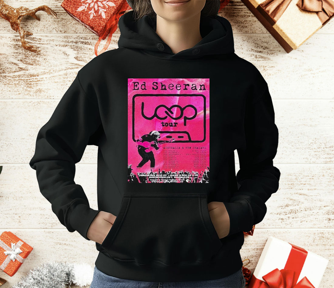Ed Sheeran Loop Australia And New Zealand 2026 Tour Dates T-Shirt