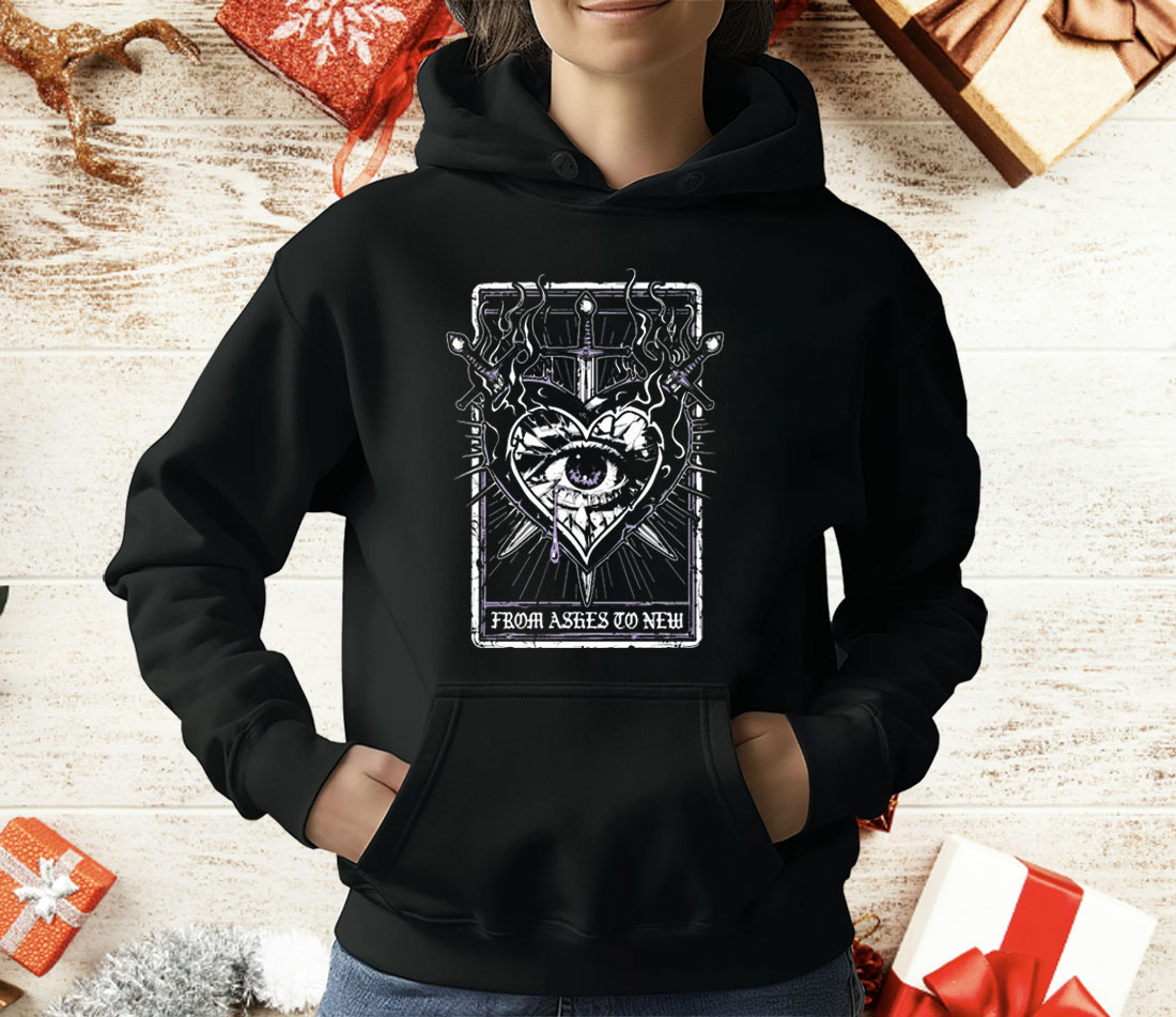 From Ashes To New 3 Of Swords Eye Heart T-Shirt