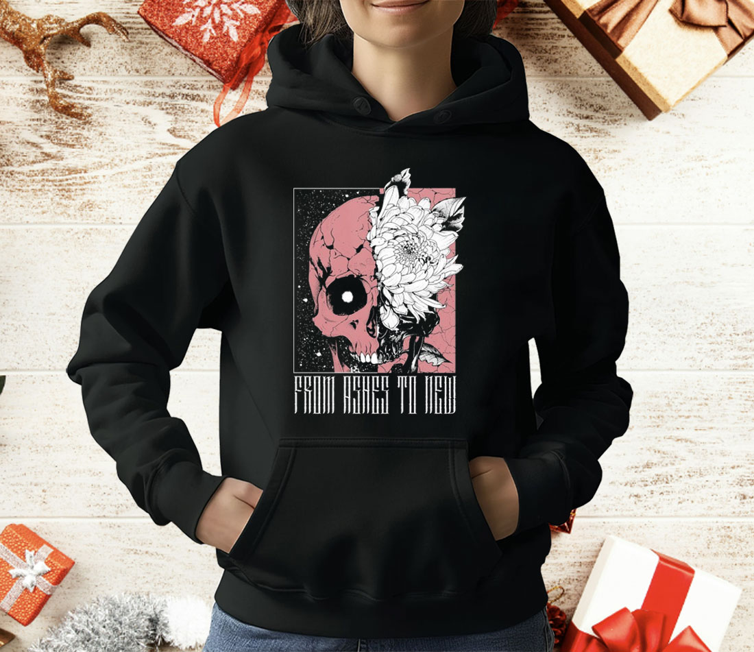 From Ashes To New Deadbloom Skull T-Shirt