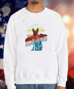 German Shepherd Multi Color T-Shirt
