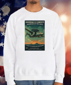 Grumman E-2C Hawkeye Vintage Naval Surveillance Legend T-Shirt