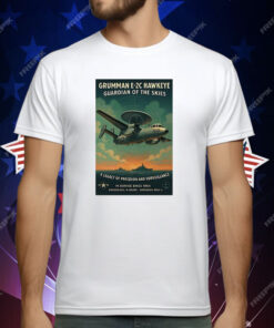Grumman E-2C Hawkeye Vintage Naval Surveillance Legend T-Shirt