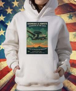 Grumman E-2C Hawkeye Vintage Naval Surveillance Legend T-Shirt