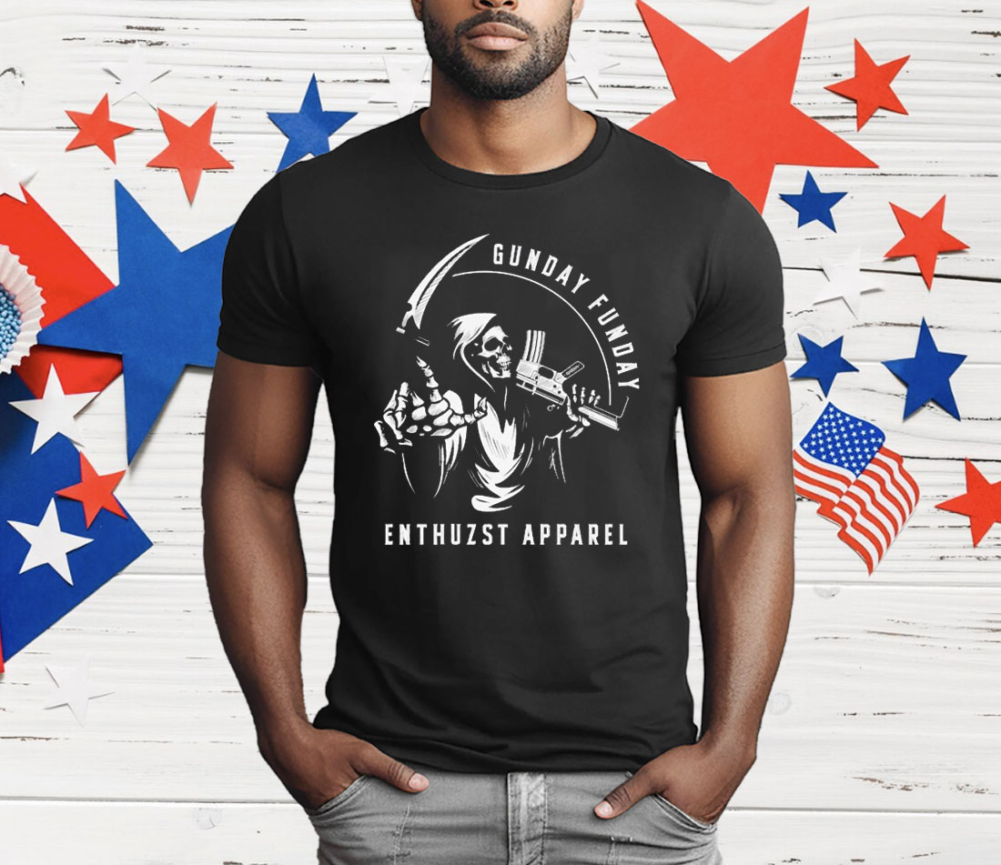 Gunday Funday Enthuzst Grim Reaper T-Shirt
