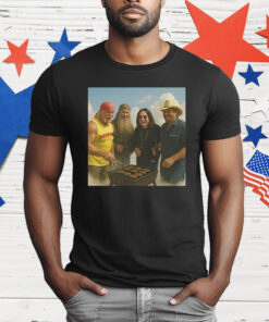 Hulk Hogan Ozzy Osbourne Phil Robertson And Toby Keith T-Shirt