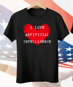 I Love Artificial Intelligence Tee Shirt