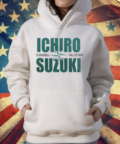 Ichiro Suzuki 25 Baseball Hall Of Fame T-Shirt