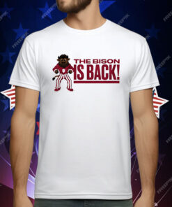 Indiana Hoosiers Hoosier The Bison Is Back Mascot T-Shirt