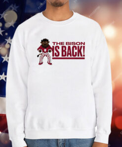 Indiana Hoosiers Hoosier The Bison Is Back Mascot T-Shirt