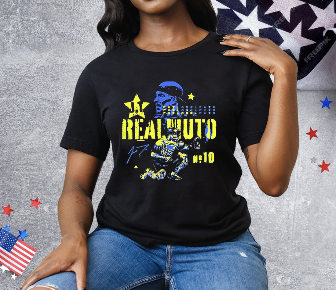 JT Realmuto Real Deal Grunge MLPBA Tee Shirt