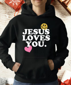 Jesus Loves You Smile Heart T-Shirt