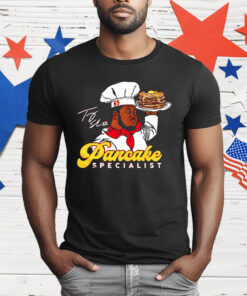 Josh Simmons Wearing Trey Smith Pancake Specialist T-Shirt