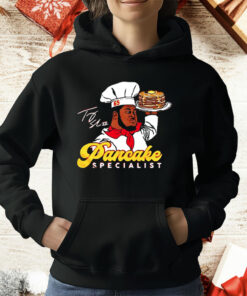 Josh Simmons Wearing Trey Smith Pancake Specialist T-Shirt