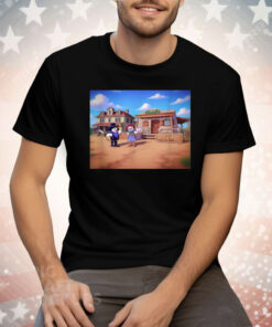 Kevin King Fun Scissortail Cowboy and his Best Girly Tee Shirt