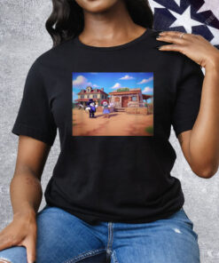 Kevin King Fun Scissortail Cowboy and his Best Girly Tee Shirt