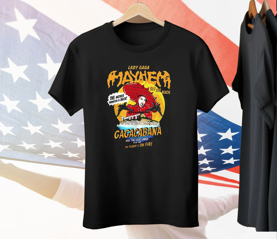 Lady Gaga Mayhem On The Beach Tee Shirt