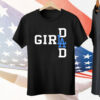Los Angeles Dodgers LA Girl Dad Tee Shirt