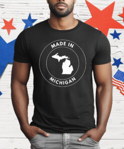Made In Michigan Map T-Shirt