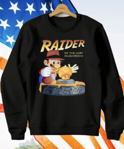 Mario Indiana Jones Raider Of The Lost Mushroom T-Shirt