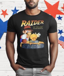 Mario Indiana Jones Raider Of The Lost Mushroom T-Shirt