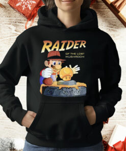 Mario Indiana Jones Raider Of The Lost Mushroom T-Shirt