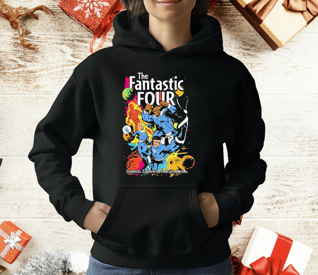 The Fantastic Four Scientists Explorers Protectors Heroes T-Shirt