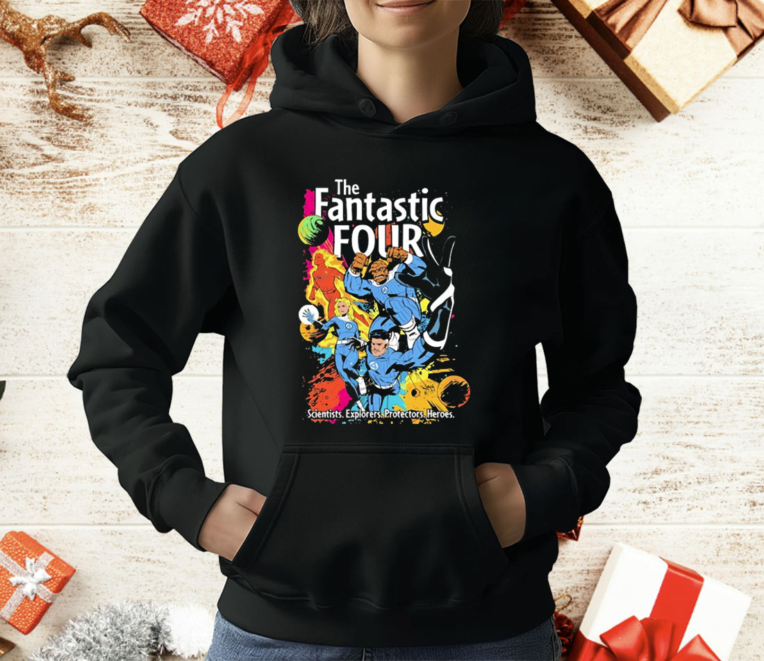 The Fantastic Four Scientists Explorers Protectors Heroes T-Shirt