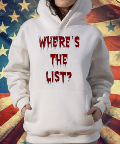 Where’s The List T-Shirt