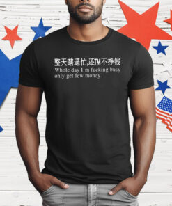 Whole Day I’m Fucking Busy Only Get Few Money T-Shirt