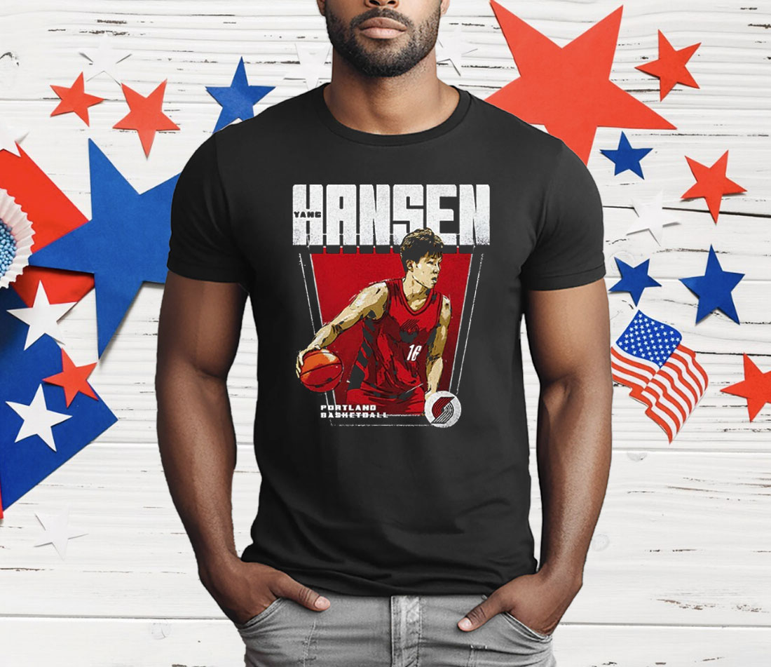 Yang Hansen Portland Trail Blazers Premiere T-Shirt