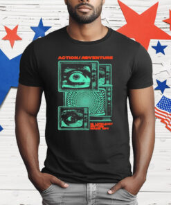 Action Adventure Is Life Just Better Made Up TV Static T-Shirt