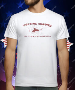 Americana Sydney Sweeney Horsing Around T-Shirt