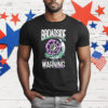 Broadside Warning Signs Flower T-Shirt